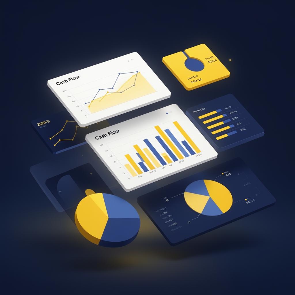 Dashboard financeiro do WebChoice